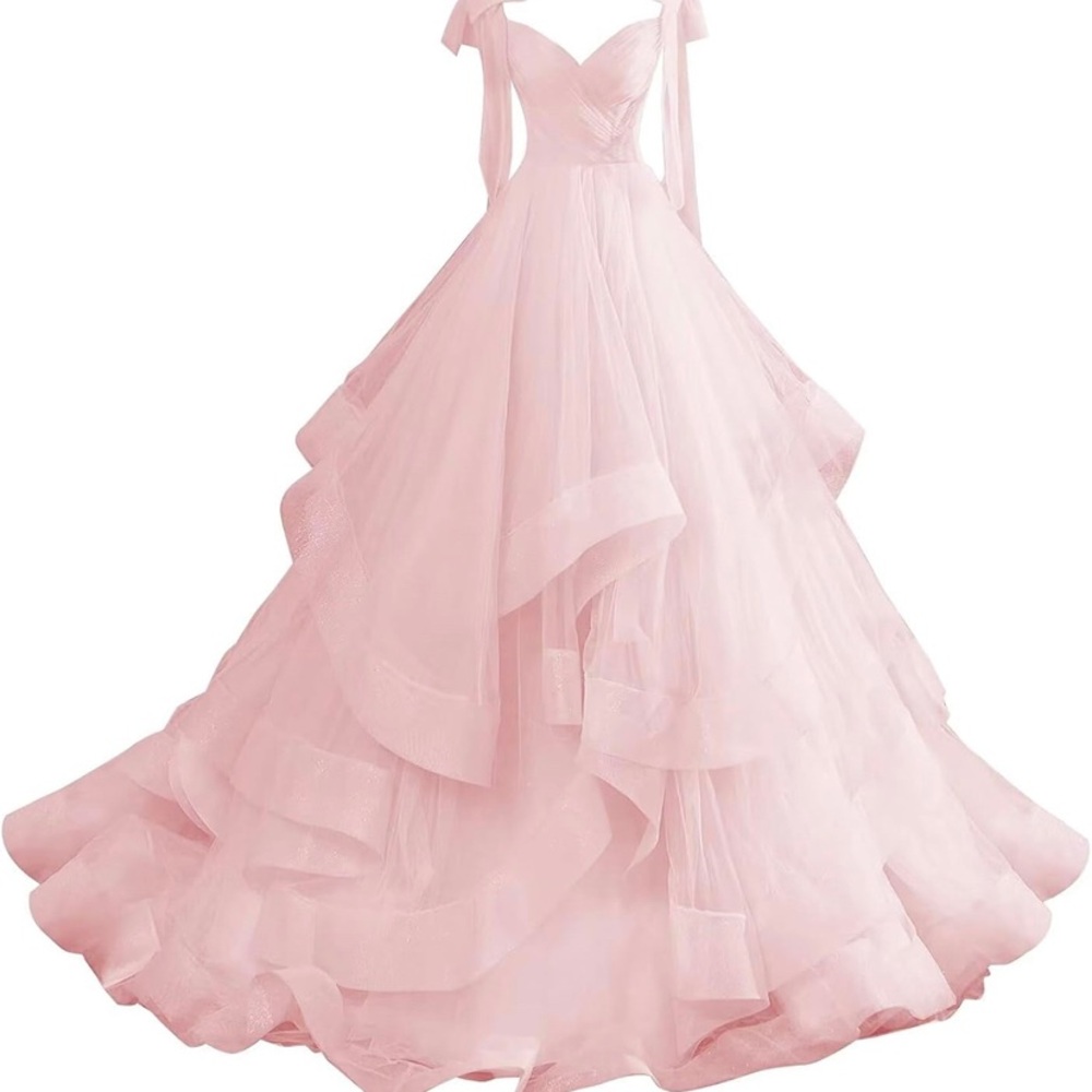 Elegant Pink Evening Gown